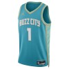 Dres Charlotte Hornets LaMelo Ball Jordan 2023-24 City Edition Teal Swingman